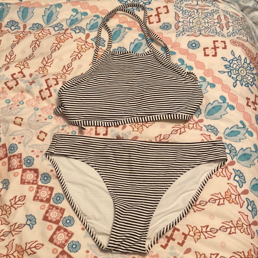 Aerie striped bikini